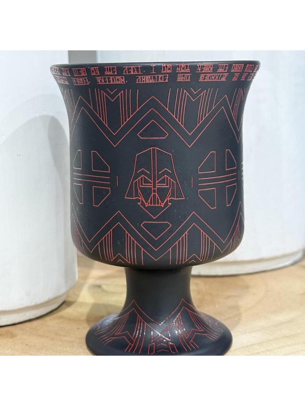 Disney Parks Star Wars Galaxy’s Edge Darth Vader Sith Chalice Ceramic Mug Goblet